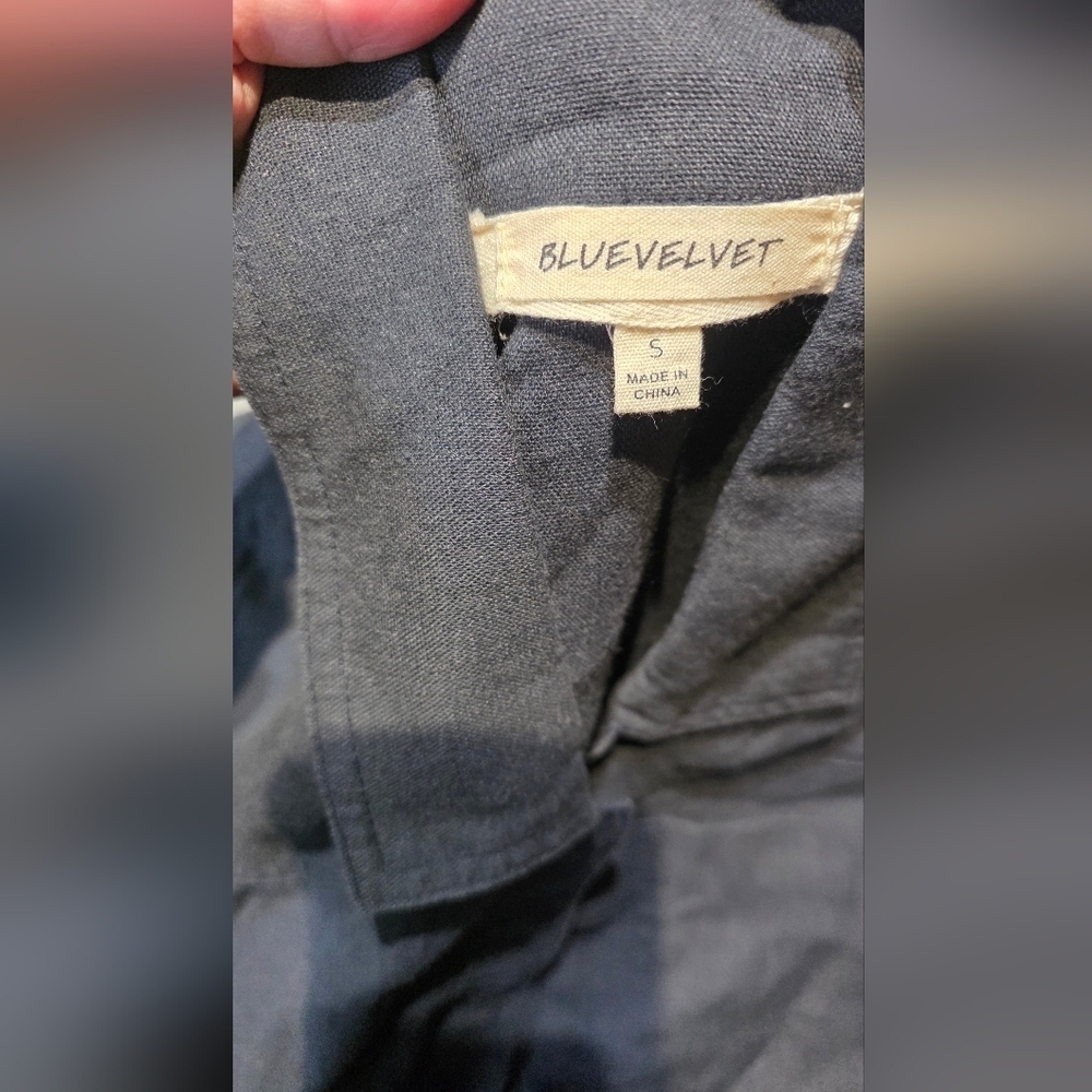 NWT Bluevelvet Charcoal Small Women's Jumpsuit PTP 21 - Inseam 29 - Picture 2 of 8